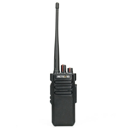 RETEVIS RT29 10W VHF136-174 MHz 16CHS Two Way Radio Handheld Walkie Talkie, EU Plug(Black) - Handheld Walkie Talkie by RETEVIS | Online Shopping UK | buy2fix