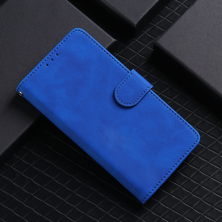 For Blackview A80 Solid Color Skin Feel Magnetic Buckle Horizontal Flip Calf Texture PU Leather Case with Holder & Card Slots & Wallet(Blue) - More Brand by buy2fix | Online Shopping UK | buy2fix