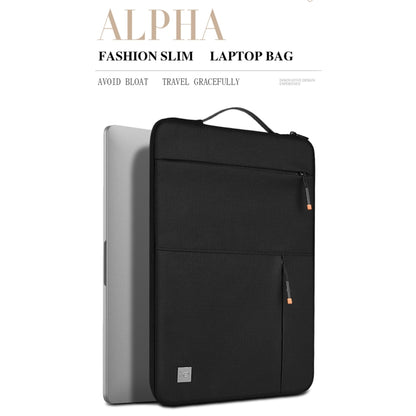 WIWU Alpha Nylon Travel Carrying Storage Bag Sleeve Case for 13.3 inch Laptop(Black) - 13.3 inch by WIWU | Online Shopping UK | buy2fix