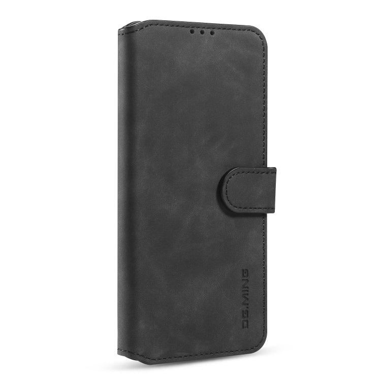 For Samsung Galaxy S20 FE DG.MING Retro Oil Side Horizontal Flip Case with Holder & Card Slots & Wallet(Black) - Galaxy S20 FE Cases by DG.MING | Online Shopping UK | buy2fix