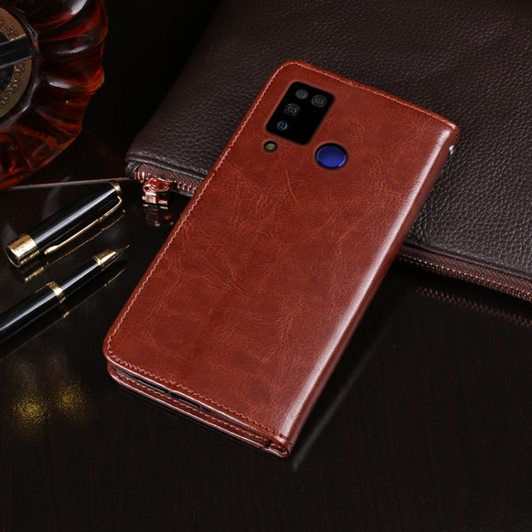 For DOOGEE N20 Pro idewei Crazy Horse Texture Horizontal Flip Leather Case with Holder & Card Slots & Wallet(Red) - More Brand by idewei | Online Shopping UK | buy2fix