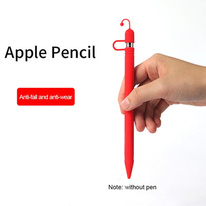 Apple Pen Cover Anti-lost Protective Cover for Apple Pencil (Rose Red) - Pencil Accessories by buy2fix | Online Shopping UK | buy2fix