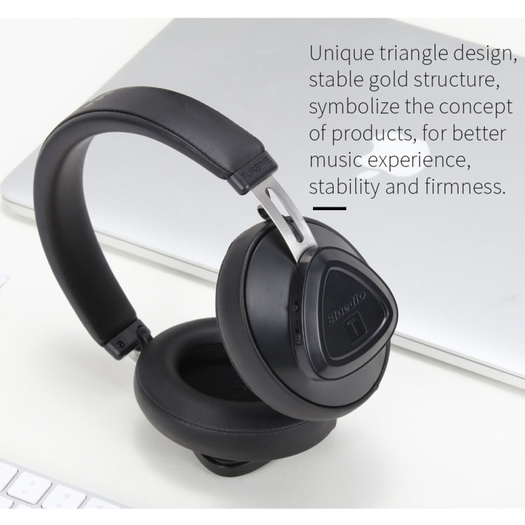 Bluedio TMS Bluetooth Version 5.0 Headset Bluetooth Headset Can Connect Cloud Data to APP(Black) - Headset & Headphone by Bluedio | Online Shopping UK | buy2fix