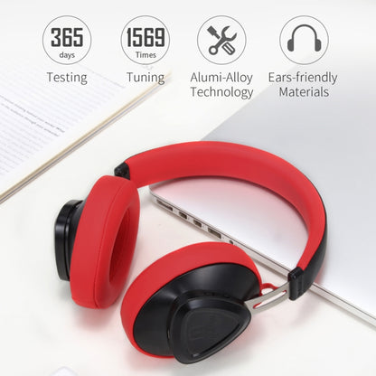 Bluedio TMS Bluetooth Version 5.0 Headset Bluetooth Headset Can Connect Cloud Data to APP(Red) - Headset & Headphone by Bluedio | Online Shopping UK | buy2fix