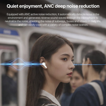 Yesido TWS28 ANC+ENC Dual Noise Reduction Smart TWS Wireless Bluetooth Earphone (White) - TWS Earphone by Yesido | Online Shopping UK | buy2fix