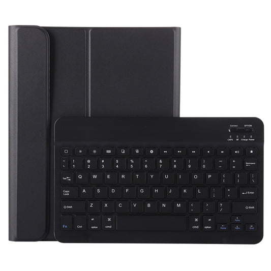 A11B Bluetooth 3.0 Ultra-thin ABS Detachable Bluetooth Keyboard Leather Tablet Case for iPad Pro 11 inch （2018）, with Pen Slot & Holder (Black) - For iPad Pro by buy2fix | Online Shopping UK | buy2fix