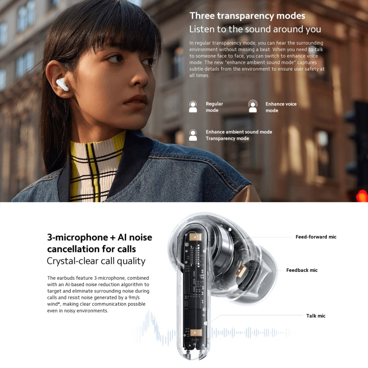 Original Xiaomi Redmi Buds 5 Pro Wireless Bluetooth Earphone (Black) - Bluetooth Earphone by Xiaomi | Online Shopping UK | buy2fix