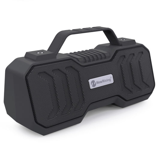 NewRixing NR-4500 Portable Wireless Bluetooth Stereo Speaker Support TWS / FM Function Speaker (Grey) - Desktop Speaker by NewRixing | Online Shopping UK | buy2fix