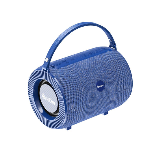 Oneder V3 Outdoor Hand-held Wireless Bluetooth Speaker, Support Hands-free & FM & TF Card & AUX & USB Drive (Blue) - Desktop Speaker by OneDer | Online Shopping UK | buy2fix