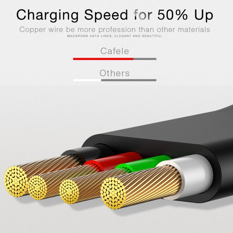 CAFELE 3 In 1 8 Pin + Type-C / USB-C + Micro USB Multi-function Scalable Charging Cable, Length: 1m (White) - Multifunction Cable by CAFELE | Online Shopping UK | buy2fix