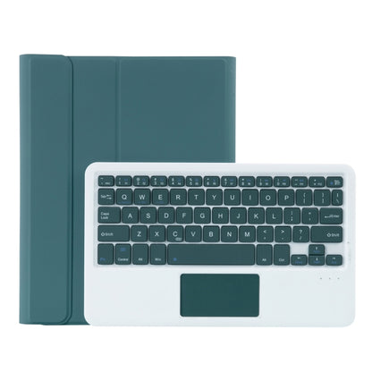 YT11B-A Detachable Candy Color Bluetooth Keyboard Leather Tablet Case with Touch Pad & Pen Slot & Holder for iPad Pro 11 inch 2021 (Dark Green) - For iPad Pro by buy2fix | Online Shopping UK | buy2fix