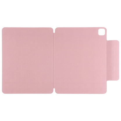 For iPad Air 13 2024 / Pro 12.9 2020 Double-sided Magnetic Flip PU Leather Tablet Case With Holder & Sleep / Wake-up Function(Light Pink) - iPad Pro 12.9 (2020) Cases by buy2fix | Online Shopping UK | buy2fix