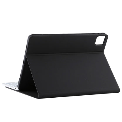 TG11BCS Detachable Bluetooth White Keyboard Microfiber Leather Tablet Case for iPad Pro 11 inch (2020), with Backlight & Touchpad & Pen Slot & Holder (Black) - For iPad Pro by buy2fix | Online Shopping UK | buy2fix