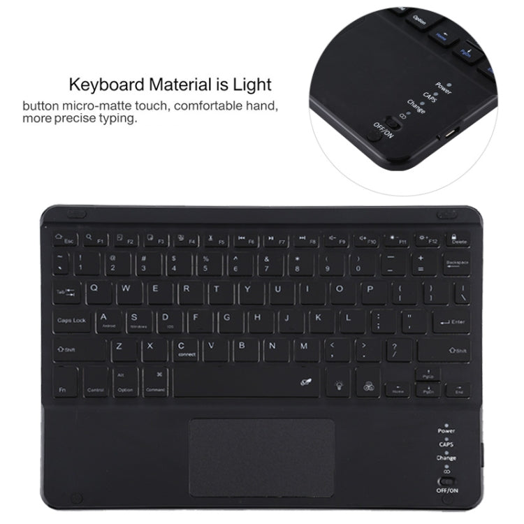 TG11BCS Detachable Bluetooth Black Keyboard Microfiber Leather Tablet Case for iPad Pro 11 inch (2020), with Backlight & Touchpad & Pen Slot & Holder (Black) - For iPad Pro by buy2fix | Online Shopping UK | buy2fix