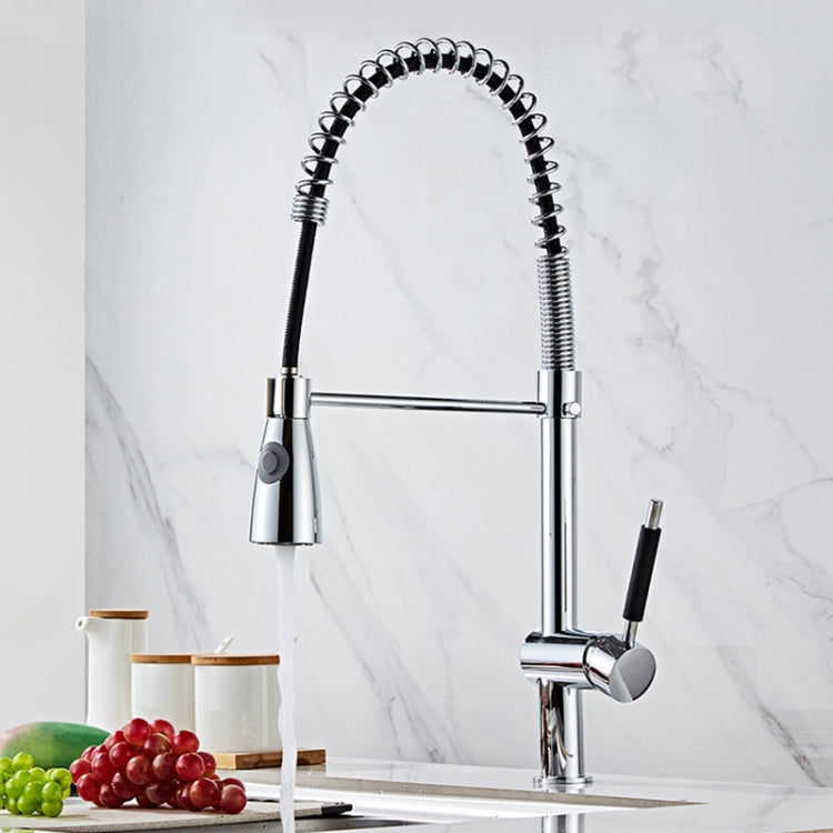 Universal Rotation Multi-functional Pull-out Kitchen Waterfall Faucet Sink Hot Cold Shower - Faucets & Accessories by buy2fix | Online Shopping UK | buy2fix