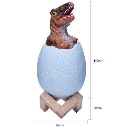 Raptor Shape Creative Touch 3D Decorative Night Light, 16-color Patting Remote Control Version - Night Lights by buy2fix | Online Shopping UK | buy2fix