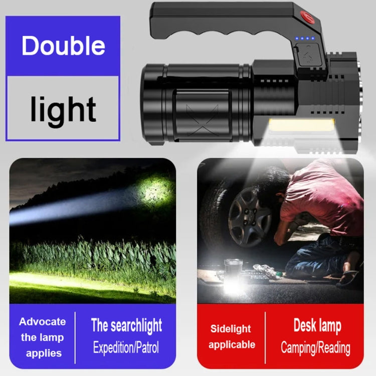 X508 Portable Rechargeable Long-range Multi-function COB LED Flashlight - LED Flashlight by buy2fix | Online Shopping UK | buy2fix