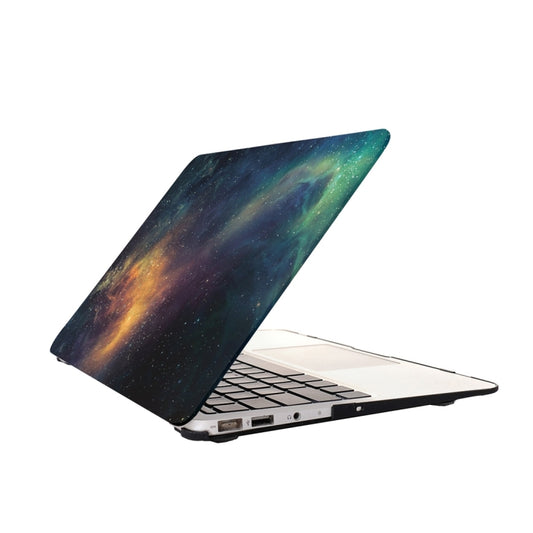 For Macbook Pro 15.4 inch Starry Sky Patterns Apple Laptop Water Decals PC Protective Case(Green) - MacBook Pro Cases by buy2fix | Online Shopping UK | buy2fix