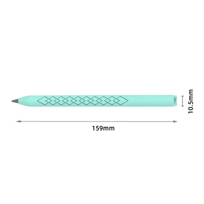 For Apple Pencil (USB-C) Diamond Pattern Silicone Stylus Pen Protective Case (Sky Blue) - Pencil Accessories by buy2fix | Online Shopping UK | buy2fix