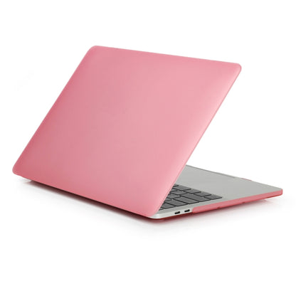 Laptop Frosted Style PC Protective Case for MacBook Pro 15.4 inch A1990 (2018)(Pink) - MacBook Pro Cases by buy2fix | Online Shopping UK | buy2fix