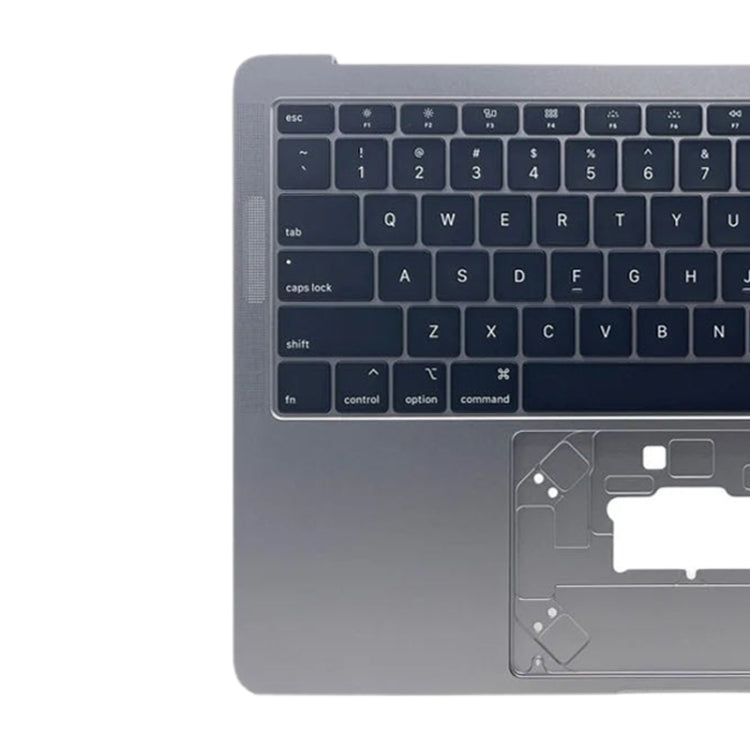 For Macbook Air 13 2020 M1 A2337 EMC3598 C-side Cover + US Edition Key Board (Grey) - Bottom Cover by buy2fix | Online Shopping UK | buy2fix