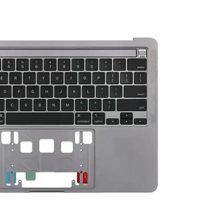 For MacBook Pro Retina 13 inch A2289 2020 C-side Cover + US Edition Key Board (Grey) - Bottom Cover by buy2fix | Online Shopping UK | buy2fix