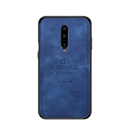 PINWUYO Shockproof Waterproof Full Coverage PC + TPU + Skin Protective Case for OnePlus 7(Blue) - OnePlus Cases by PINWUYO | Online Shopping UK | buy2fix