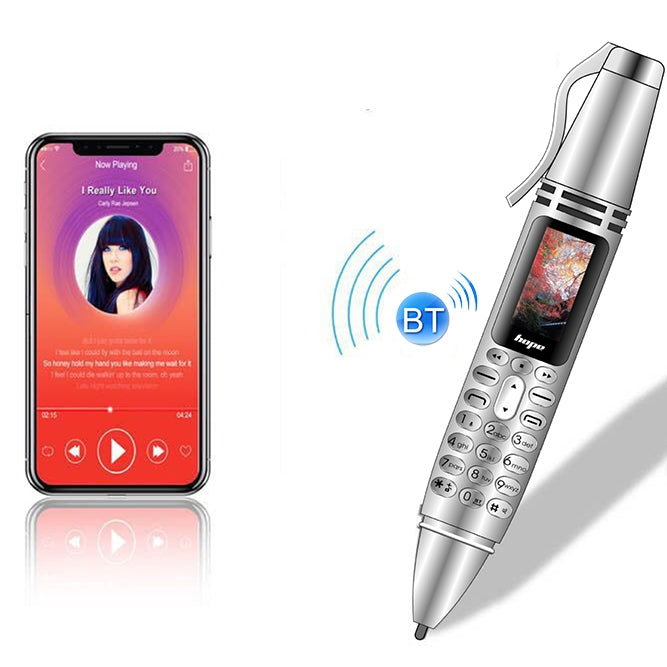AK007 Mobile Phone, Multifunctional Remote Noise Reduction Back-clip Recording Pen with 0.96 inch Color Screen, Dual SIM Dual Standby, Support Bluetooth, GSM, LED Light, Handwriting(Black) - Others by buy2fix | Online Shopping UK | buy2fix