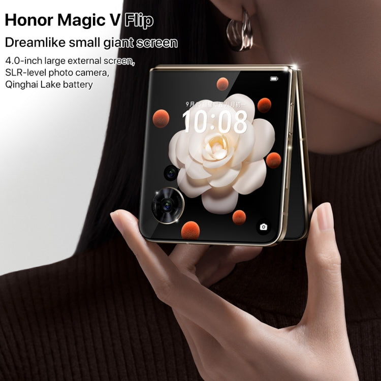 Honor Magic V Flip, 12GB+512GB, 6.8 inch + 4.0 inch Screen MagicOS 8.0 Snapdragon 8+ Gen 1 Octa Core, Network: 5G, NFC, OTG (Pink) - Honor by Huawei | Online Shopping UK | buy2fix