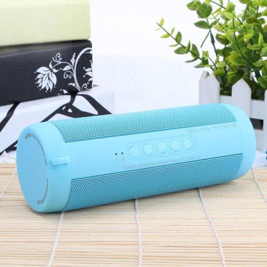 T2 3ATM Waterproof Portable Bluetooth Stereo Speaker, with Built-in MIC & LED & Hanging Hook, Support Hands-free Calls & TF Card, Bluetooth Distance: 10m (Blue) - Waterproof Speaker by buy2fix | Online Shopping UK | buy2fix