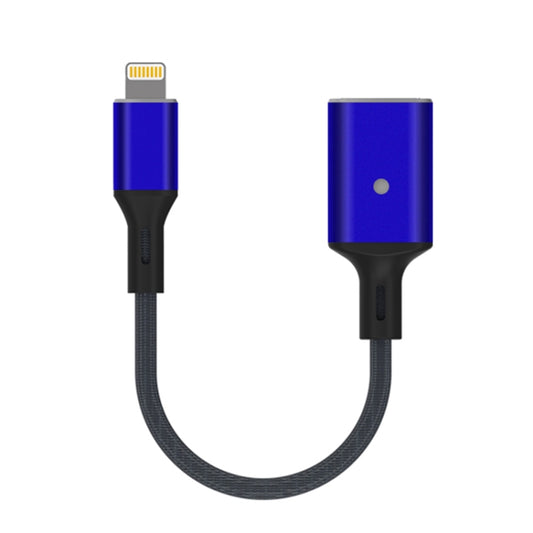 8 Pin to USB OTG Adapter Cable, Suitable for Systems Above IOS 13 (Blue) - Converter & Adapter by buy2fix | Online Shopping UK | buy2fix