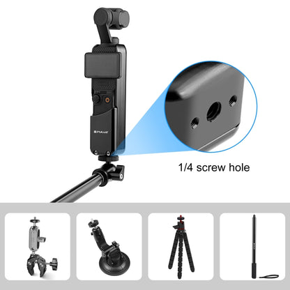 For DJI OSMO Pocket 3 PULUZ Metal Protection Frame Cage Adapter Bracket (Black) - Mount & Holder by PULUZ | Online Shopping UK | buy2fix