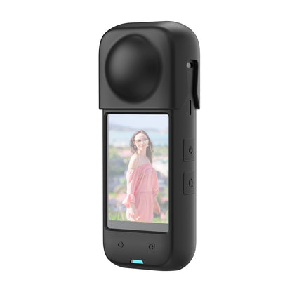 For Insta360 X4 PULUZ Full Body Dust-proof Silicone Protective Case (Black) - Case & Bags by PULUZ | Online Shopping UK | buy2fix