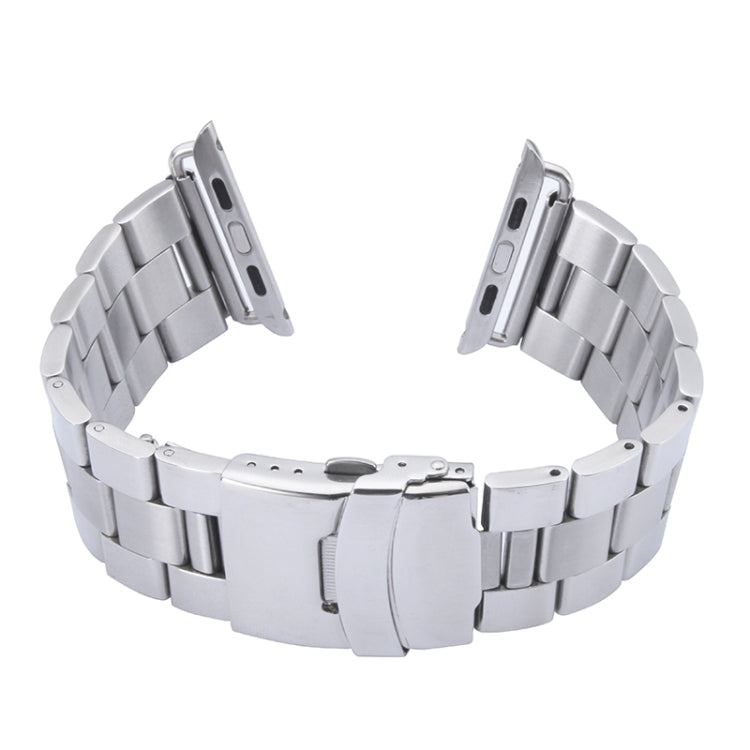 For Apple Watch 38mm Stainless Steel Classic Buckle Watch Band - Watch Bands by buy2fix | Online Shopping UK | buy2fix