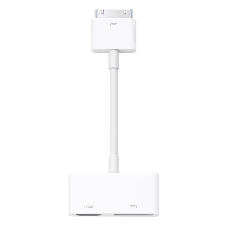 Digital AV HDMI Adapter to HDTV For New iPad (iPad 3) / iPad 2 / iPad / iPhone 4 & 4S / iPod Touch 4(White) - Converter & Adapter by buy2fix | Online Shopping UK | buy2fix