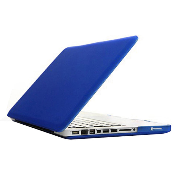 Frosted Hard Protective Case for Macbook Pro 15.4 inch  (A1286)(Blue) - MacBook Pro Cases by buy2fix | Online Shopping UK | buy2fix