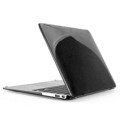 ENKAY for MacBook Air 13.3 inch (US Version) / A1369 / A1466 4 in 1 Crystal Hard Shell Plastic Protective Case with Screen Protector & Keyboard Guard & Anti-dust Plugs(Black) - MacBook Air Cases by ENKAY | Online Shopping UK | buy2fix