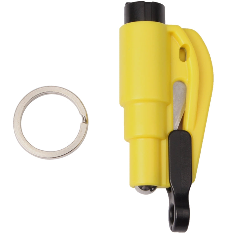 3 in 1 Car Emergency Hammer / Key Chain / Knife Broken Glass Portable Tool(Yellow) - Emergency Hammer by buy2fix | Online Shopping UK | buy2fix