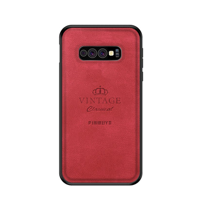 PINWUYO Shockproof Waterproof Full Coverage PC + TPU + Skin Protective Case for Galaxy S10e(Red) - Galaxy Phone Cases by PINWUYO | Online Shopping UK | buy2fix