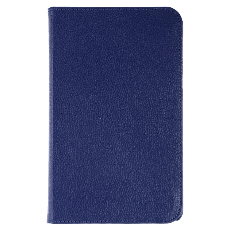 Litchi Texture Horizontal Flip 360 Degrees Rotation Leather Case for Galaxy Tab A 8 (2019) / P200 / P205, with Holder (Dark Blue) - Tab A 8.0 & S Pen (2019) P200/P205 by buy2fix | Online Shopping UK | buy2fix