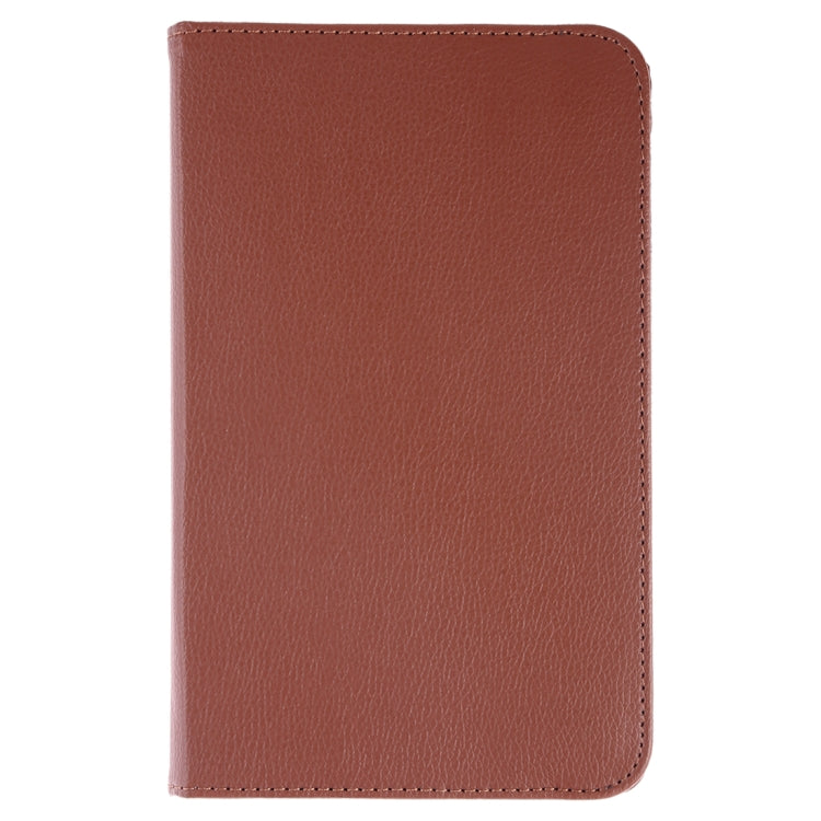 Litchi Texture Horizontal Flip 360 Degrees Rotation Leather Case for Galaxy Tab A 8 (2019) / P200 / P205, with Holder (Brown) - Tab A 8.0 & S Pen (2019) P200/P205 by buy2fix | Online Shopping UK | buy2fix