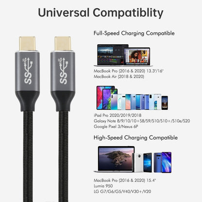 USB-C / Type-C Male to USB-C / Type-C Male Transmission Data Charging Cable, Cable Length: 1.5m - USB-C & Type-C Cable by buy2fix | Online Shopping UK | buy2fix