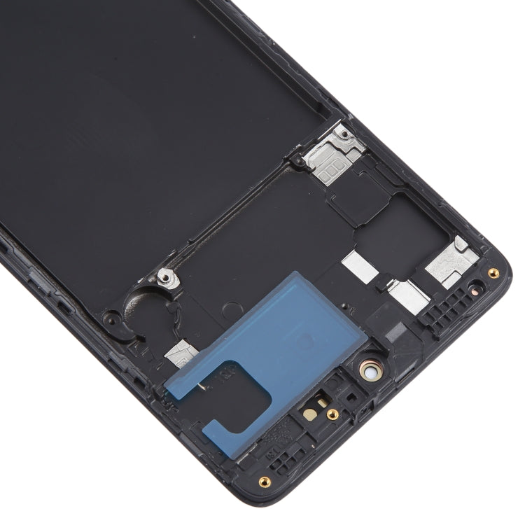 For Samsung Galaxy A71 4G SM-A715F 6.43 inch OLED LCD Screen Digitizer Full Assembly with Frame (Black) - Galaxy A Series Parts by buy2fix | Online Shopping UK | buy2fix