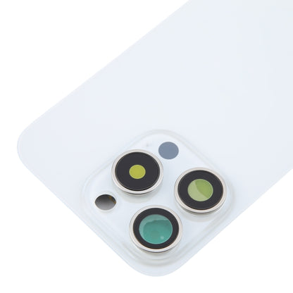 For iPhone 16 Pro Original Glass Battery Back Cover with Camera Lens Cover + MagSafe Magnet(White) -  by buy2fix | Online Shopping UK | buy2fix