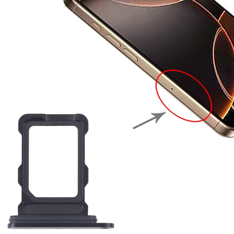 For iPhone 16 Pro Max SIM Card Tray (Black) -  by buy2fix | Online Shopping UK | buy2fix