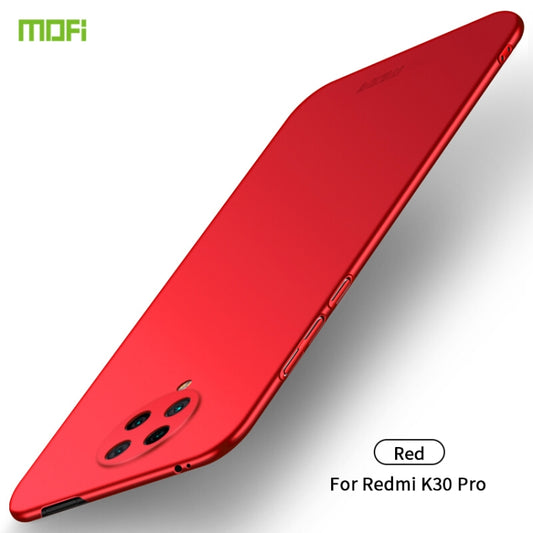 For Xiaomi Redmi K30 Pro MOFI Frosted PC Ultra-thin Hard Case(Red) - Xiaomi Cases by MOFI | Online Shopping UK | buy2fix