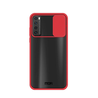 For Huawei nova 7 MOFI Xing Dun Series PC + TPU Anti-peep Waterproof And Anti-drop All-inclusive Protective Shell, Translucent Frosted(Red) - Huawei Cases by MOFI | Online Shopping UK | buy2fix