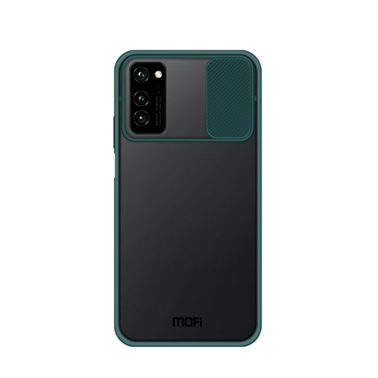 For Huawei HonorV30 MOFI Xing Dun Series PC + TPU Anti-peep Waterproof And Anti-drop All-inclusive Protective Shell, Translucent Frosted(Green) - Huawei Cases by MOFI | Online Shopping UK | buy2fix