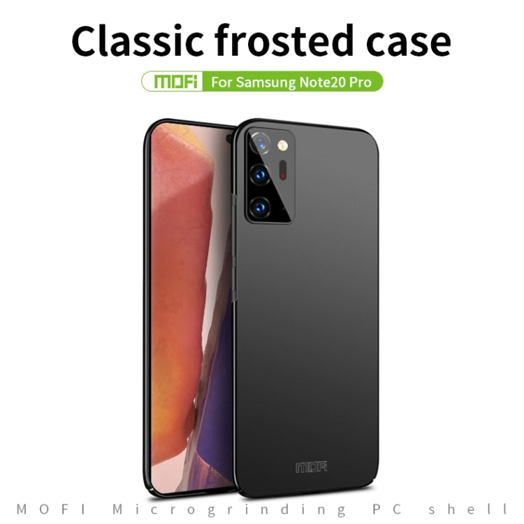 For Samsung Galaxy Note20 Ultra MOFI Frosted PC Ultra-thin Hard Case(Black) - Galaxy Note20 Ultra Cases by MOFI | Online Shopping UK | buy2fix