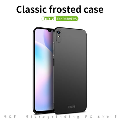 For Xiaomi Redmi 9A MOFI Frosted PC Ultra-thin Hard Case(Black) - Xiaomi Cases by MOFI | Online Shopping UK | buy2fix